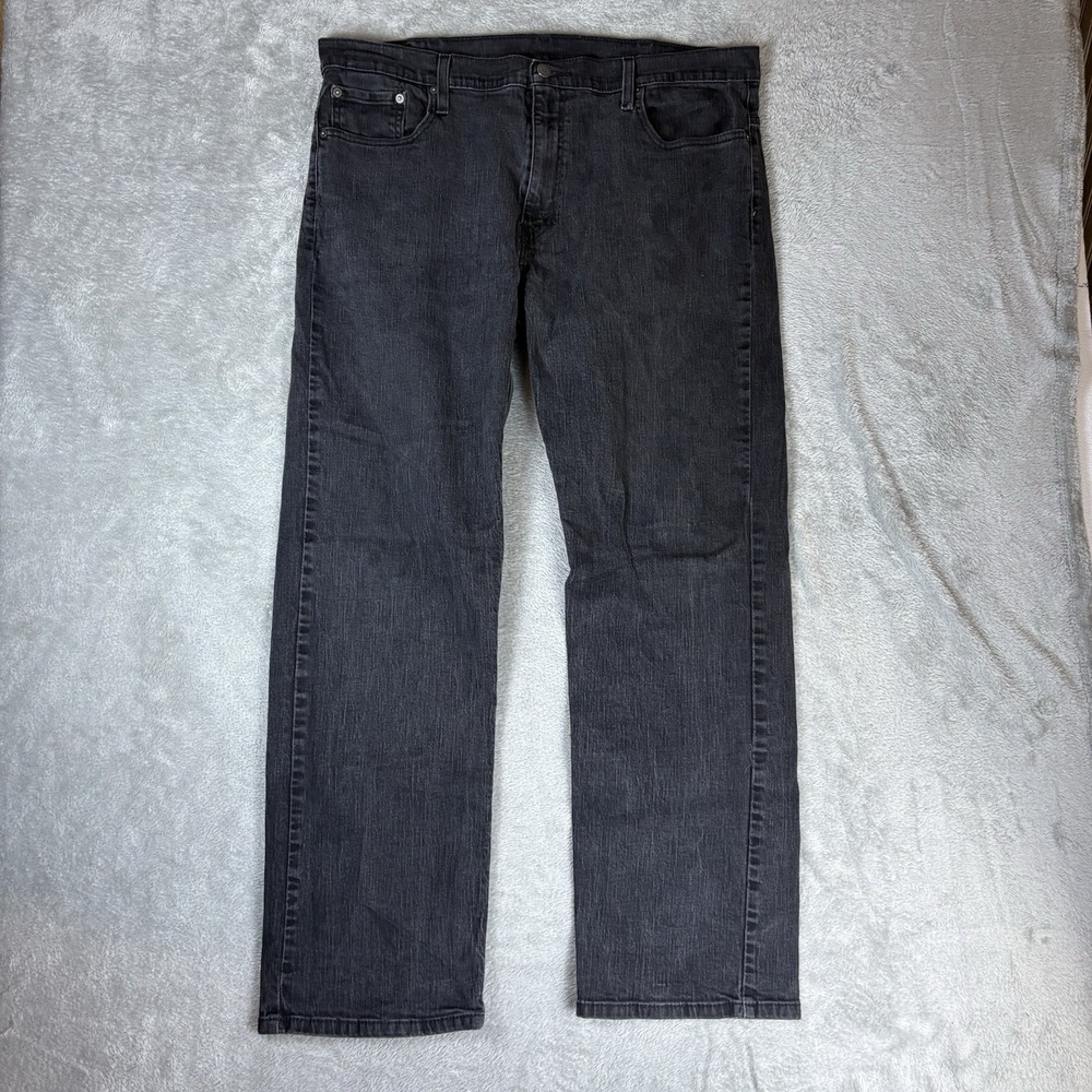 Levis‎ Jeans Mens 38x34 (Fits 38x31) 569 Loose Straight Denim Black